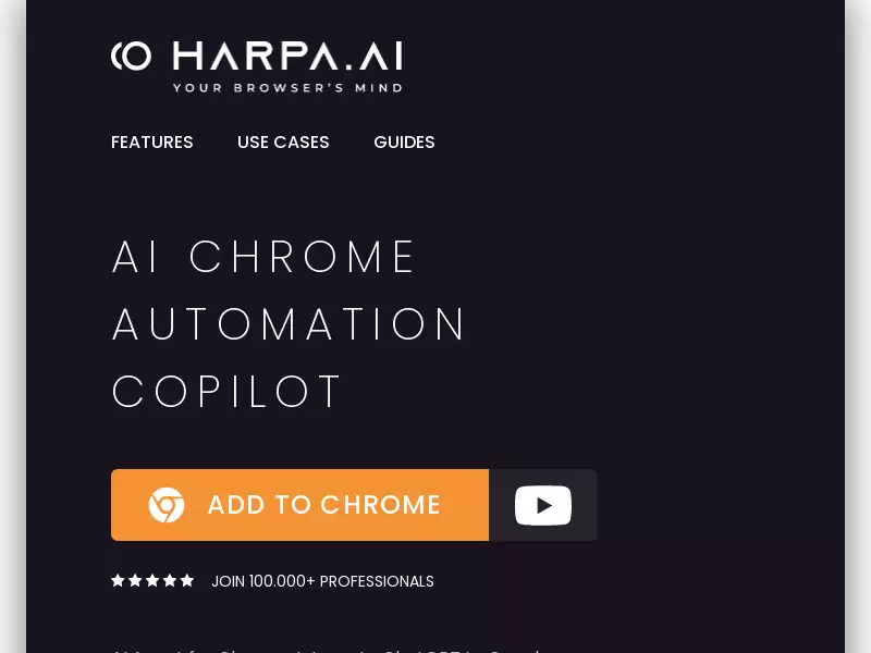 Harpa.ai : AI辅助的Chrome扩展插件