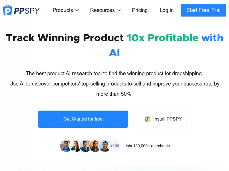 PPSPY - Dropshipping by AI : Shopify店铺分析工具
