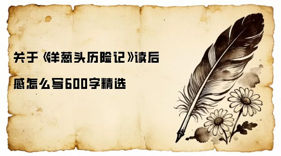 关于《洋葱头历险记》读后感怎么写600字精选