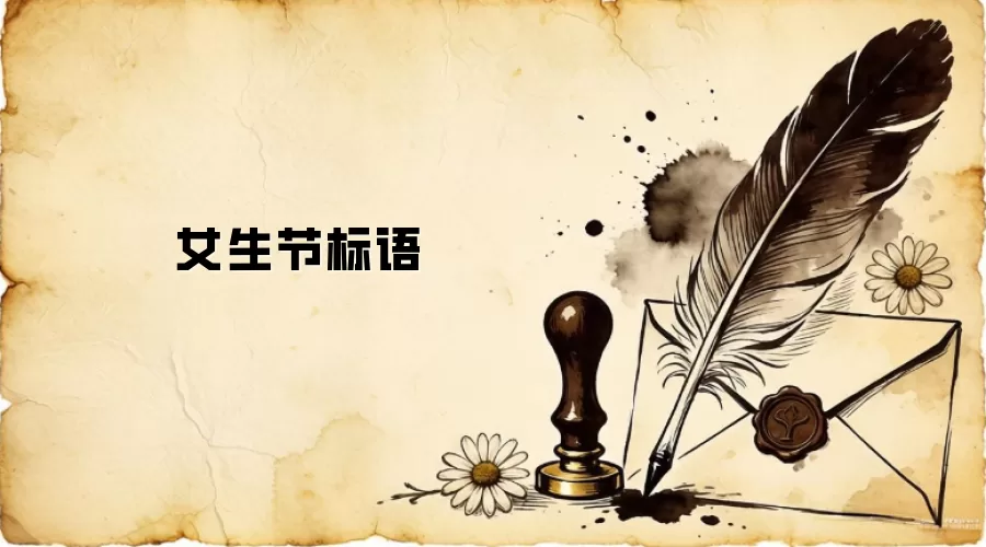 女生节标语