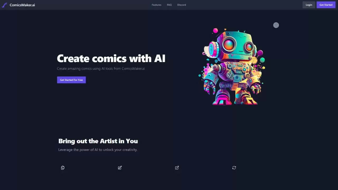 Comics Maker：使用人工智能创建漫画的在线平台