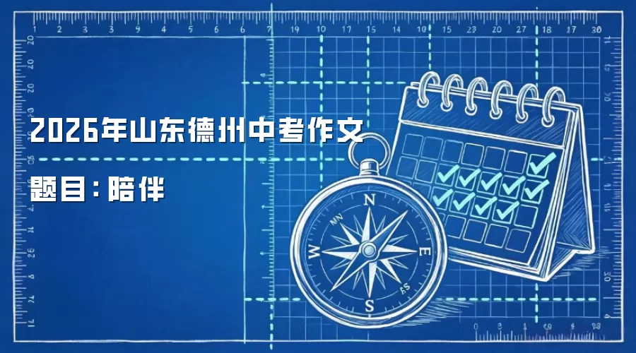 2026年山东德州中考作文题目： 陪伴