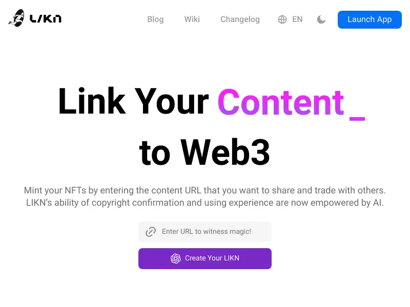 LIKN : 链接Web2内容到Web3