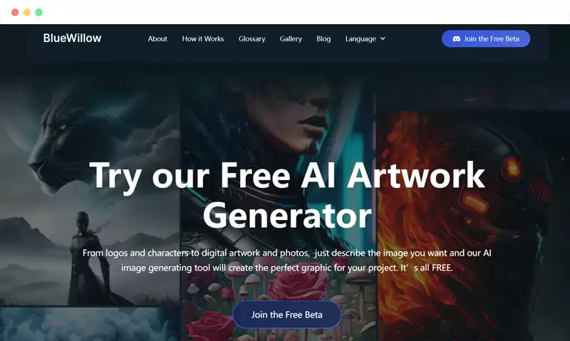 bluewillow.ai-免费在线AI绘画文生图工具