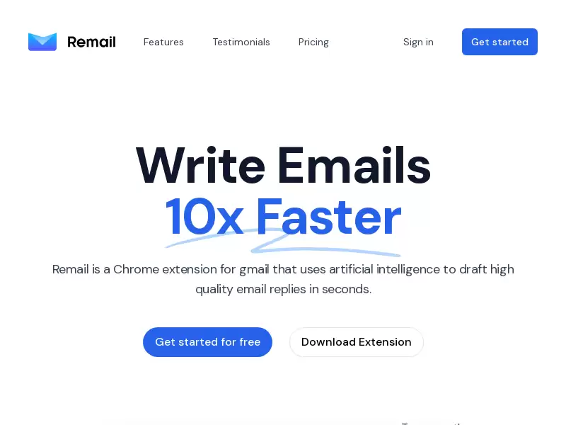 Remail : Reply to Emails to 10x Faster