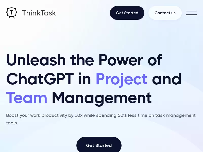 ThinkTask : 聊天式任务管理，提供自动生成报告和任务洞察