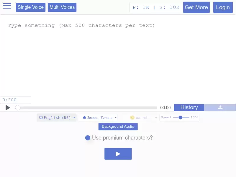 Texttovoice.online : 免费在线文本转语音