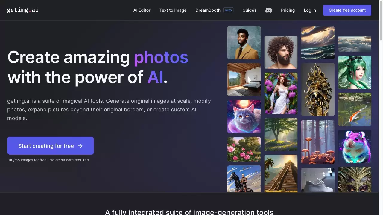 Getimg.ai : 强大的AI工具套件
