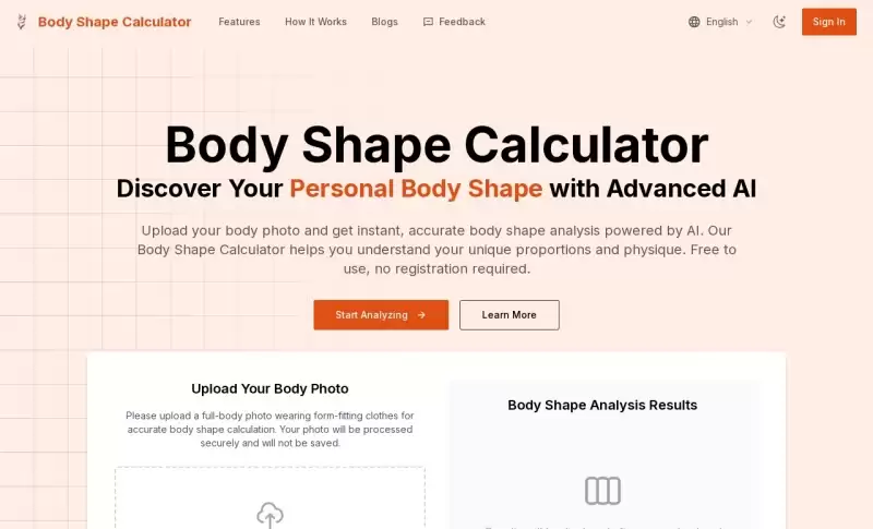 Body Shape Calculator-免费AI身体形态分析工具 