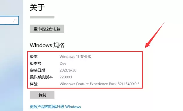 新安装的系统win11版本号怎么看