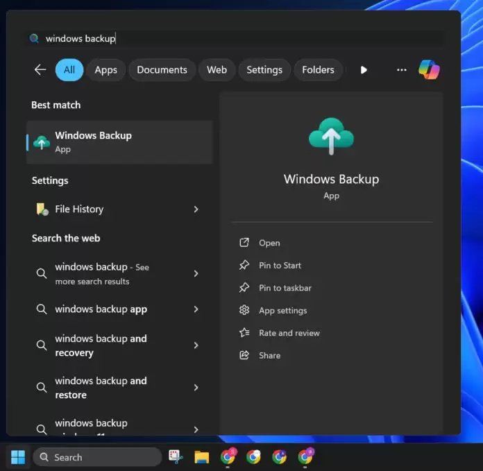 “Windows 备份”应用程序可以隐藏无法卸载：有个小方法！