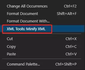 VSCode如何格式化XML