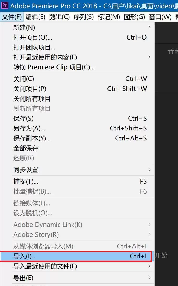 Premiere2018怎么给视频调色