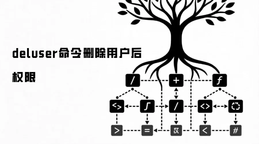 deluser命令删除用户后权限