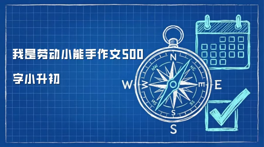 我是劳动小能手作文500字小升初