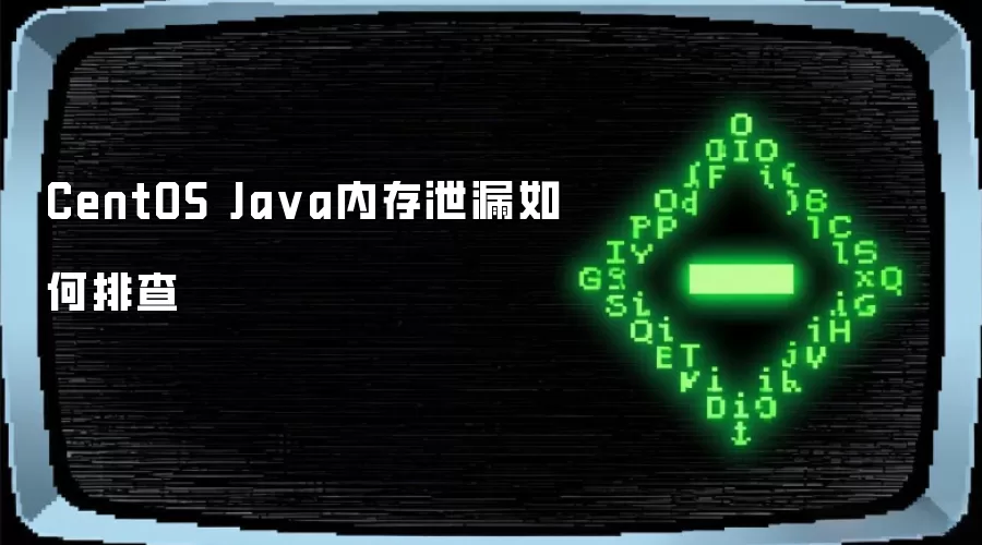 CentOS Ja va内存泄漏如何排查