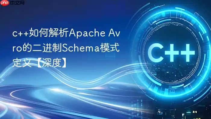 c++如何解析Apache A vro的二进制Schema模式定义【深度】
