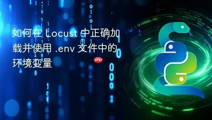 如何在 Locust 中正确加载并使用 .env 文件中的环境变量