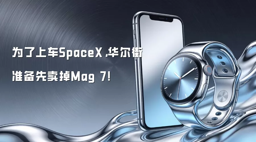 为了上车SpaceX，华尔街准备先卖掉Mag 7！