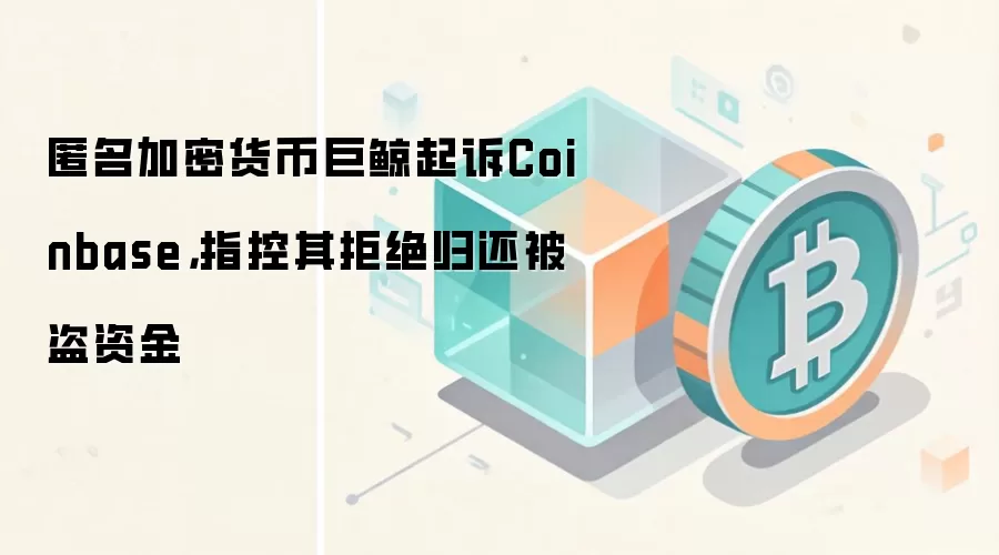 匿名加密货币巨鲸起诉Coinbase，指控其拒绝归还被盗资金