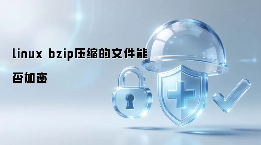 linux bzip压缩的文件能否加密