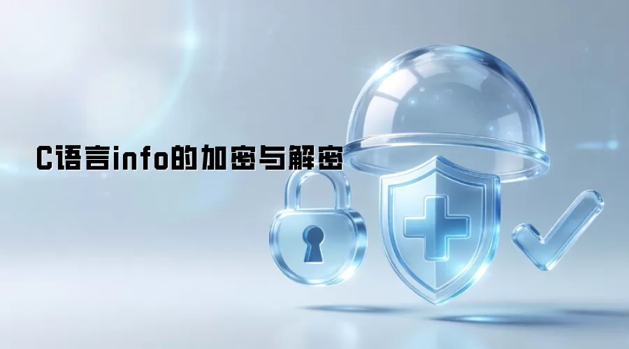 C语言info的加密与解密