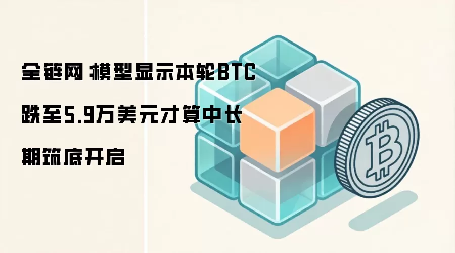 全链网：模型显示本轮BTC跌至5.9万美元才算中长期筑底开启