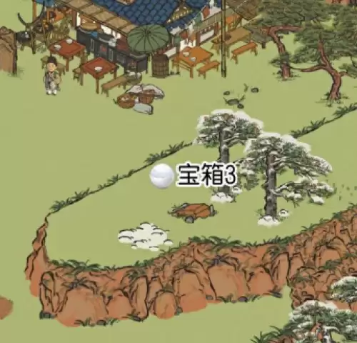 江南百景图徽行古道宝箱点位示意图