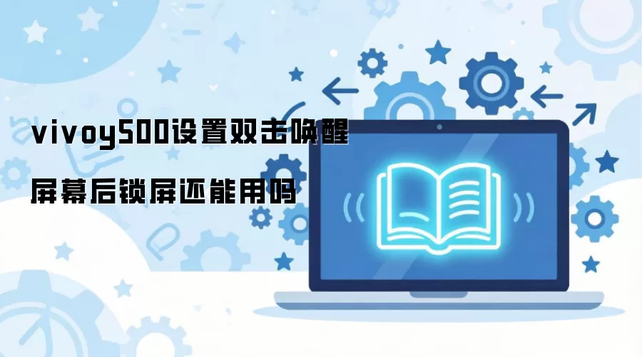 vivoy500设置双击唤醒屏幕后锁屏还能用吗