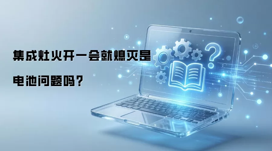 集成灶火开一会就熄灭是电池问题吗？
