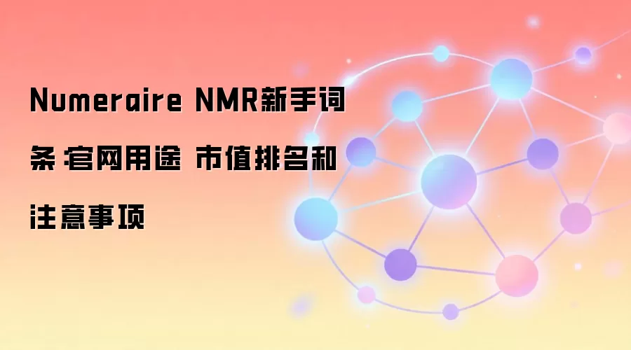 Numeraire NMR新手词条：官网用途 市值排名和注意事项