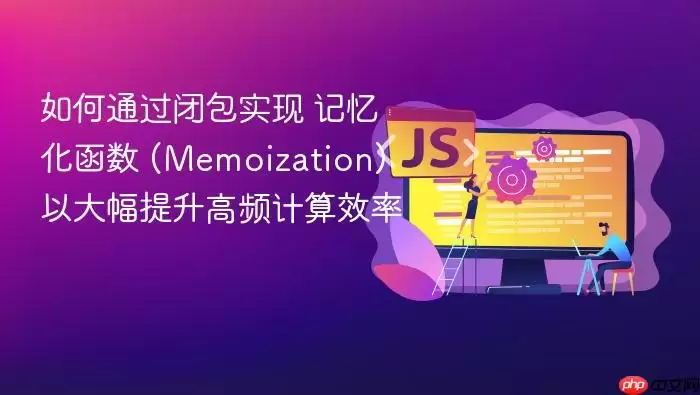 如何通过闭包实现 记忆化函数 (Memoization) 以大幅提升高频计算效率