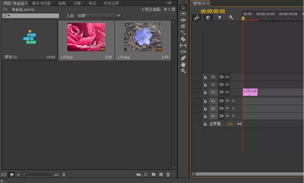 premiere怎么给视频制作垂直定格画面效果