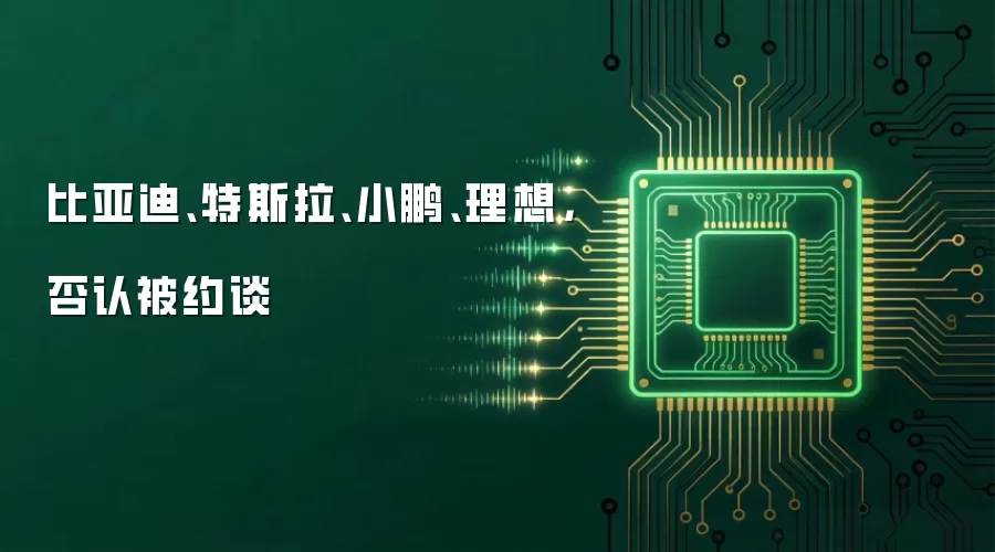比亚迪、特斯拉、小鹏、理想，否认被约谈