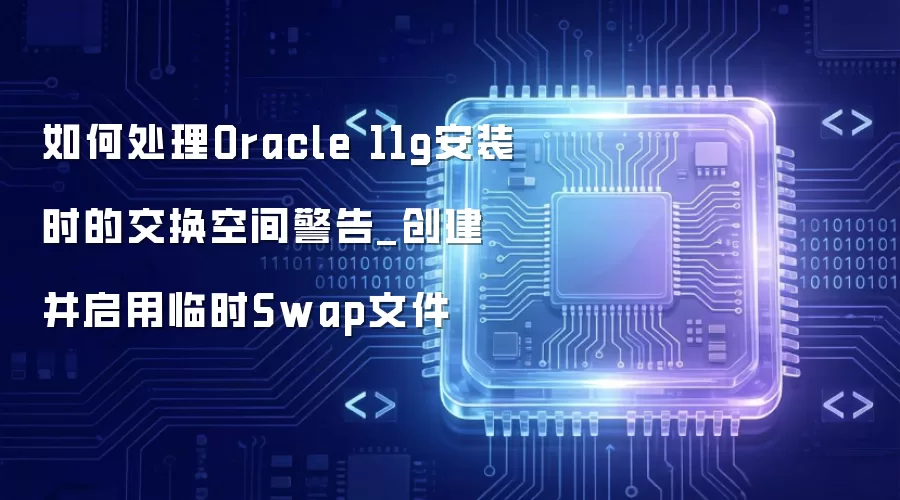 如何处理Oracle 11g安装时的交换空间警告_创建并启用临时Swap文件