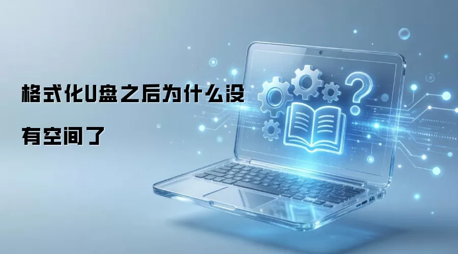 格式化U盘之后为什么没有空间了