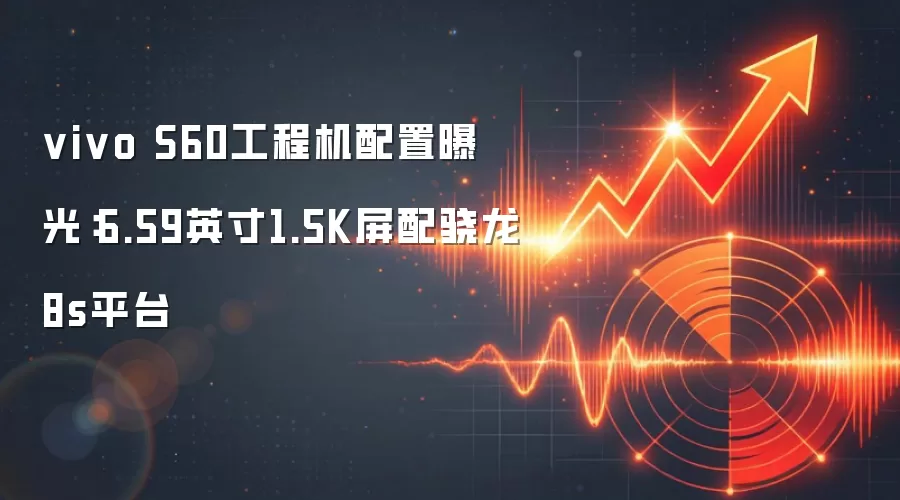 vivo S60工程机配置曝光：6.59英寸1.5K屏配骁龙8s平台