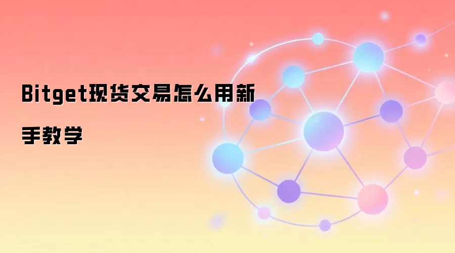 Bitget现货交易怎么用新手教学
