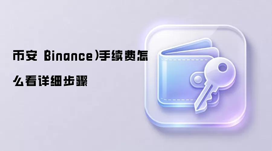 币安（Binance）手续费怎么看详细步骤
