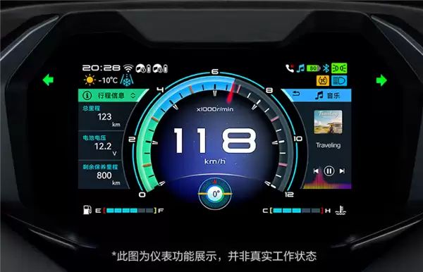 极速138km/h 豪爵龙骨踏板摩托车旅行者TVL350发布