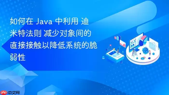 如何在 Ja va 中利用 迪米特法则 减少对象间的直接接触以降低系统的脆弱性