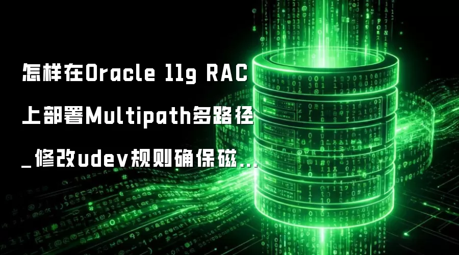 怎样在Oracle 11g RAC上部署Multipath多路径_修改udev规则确保磁盘名称固定