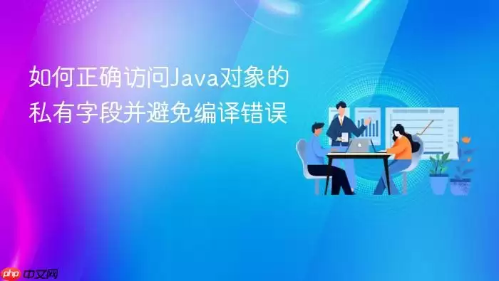 如何正确访问Ja va对象的私有字段并避免编译错误