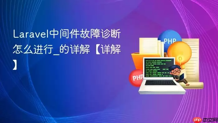 Lara vel中间件故障诊断怎么进行_Lara vel中间件故障诊断的详解【详解】