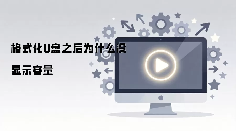 格式化U盘之后为什么没显示容量