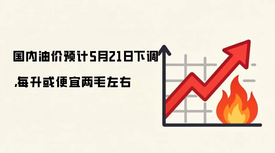 国内油价预计5月21日下调，每升或便宜两毛左右