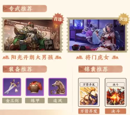 三国杀武将觉醒追击阵容推荐-新手追击阵容一览