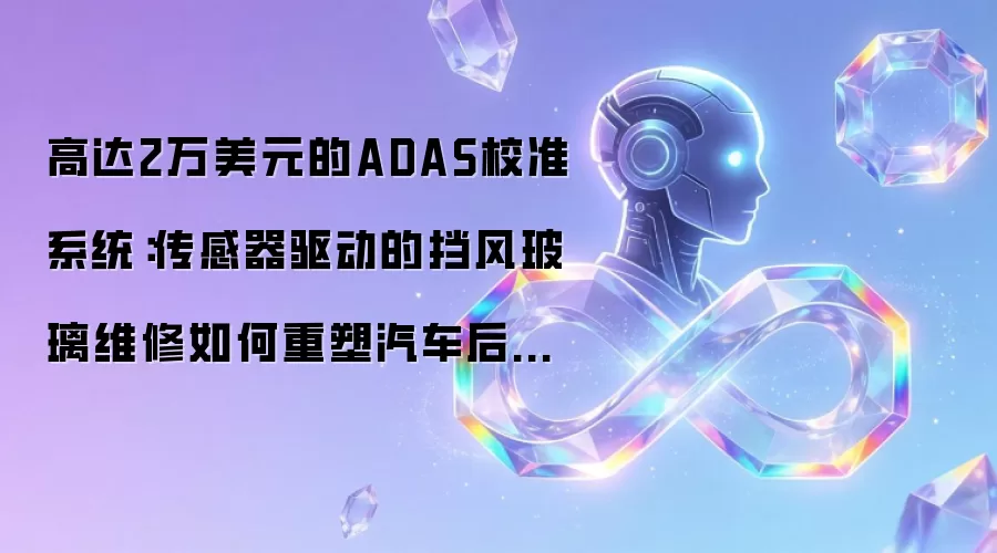 高达2万美元的ADAS校准系统：传感器驱动的挡风玻璃维修如何重塑汽车后市场