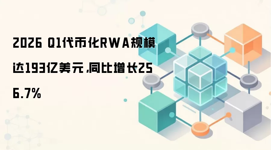 2026 Q1代币化RWA规模达193亿美元，同比增长256.7%