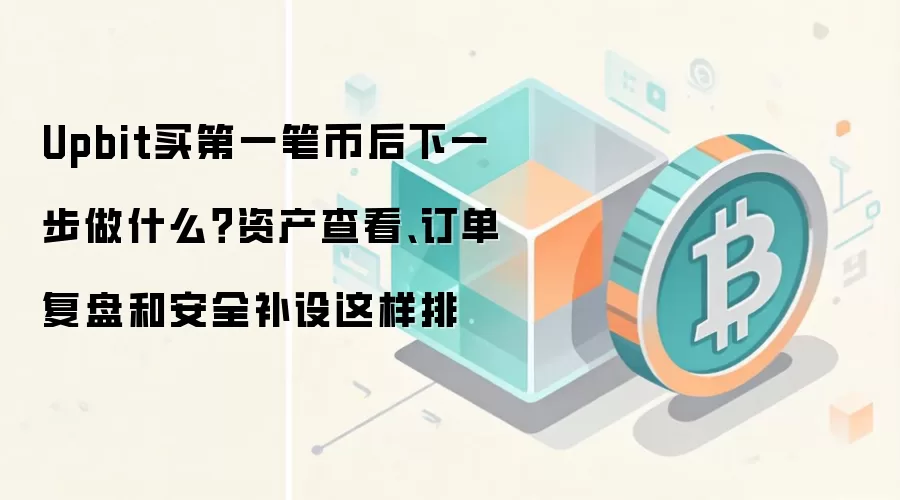 Upbit买第一笔币后下一步做什么?资产查看、订单复盘和安全补设这样排